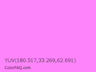 YUV 180.517,33.269,62.691 Color Image