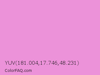 YUV 181.004,17.746,48.231 Color Image