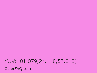 YUV 181.079,24.118,57.813 Color Image