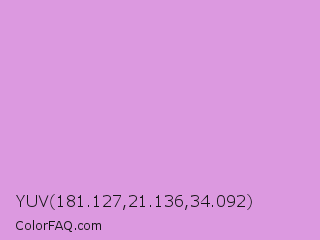 YUV 181.127,21.136,34.092 Color Image