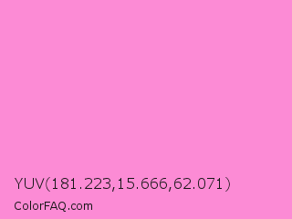 YUV 181.223,15.666,62.071 Color Image