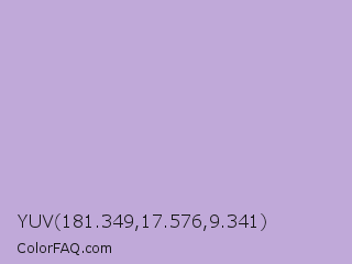 YUV 181.349,17.576,9.341 Color Image