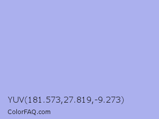 YUV 181.573,27.819,-9.273 Color Image