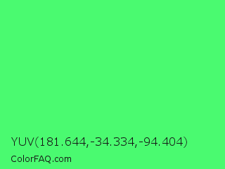 YUV 181.644,-34.334,-94.404 Color Image