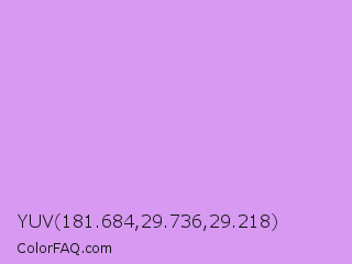 YUV 181.684,29.736,29.218 Color Image