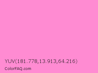 YUV 181.778,13.913,64.216 Color Image