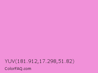 YUV 181.912,17.298,51.82 Color Image