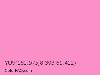 YUV 181.975,8.393,61.412 Color Image