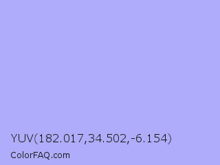 YUV 182.017,34.502,-6.154 Color Image