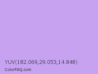 YUV 182.069,29.053,14.848 Color Image
