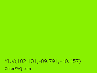 YUV 182.131,-89.791,-40.457 Color Image