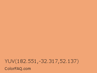 YUV 182.551,-32.317,52.137 Color Image