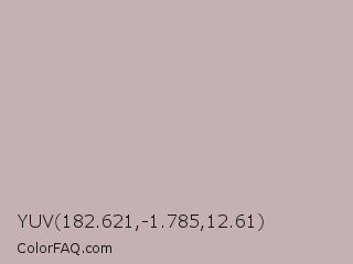 YUV 182.621,-1.785,12.61 Color Image