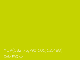 YUV 182.76,-90.101,12.488 Color Image