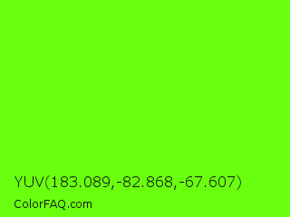 YUV 183.089,-82.868,-67.607 Color Image