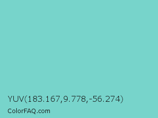 YUV 183.167,9.778,-56.274 Color Image