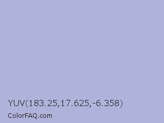 YUV 183.25,17.625,-6.358 Color Image