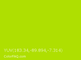 YUV 183.34,-89.894,-7.314 Color Image
