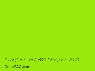 YUV 183.587,-84.592,-27.702 Color Image