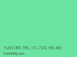 YUV 183.781,-11.724,-66.46 Color Image