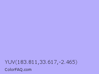 YUV 183.811,33.617,-2.465 Color Image