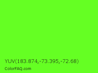 YUV 183.874,-73.395,-72.68 Color Image