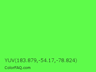 YUV 183.879,-54.17,-78.824 Color Image