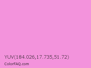 YUV 184.026,17.735,51.72 Color Image