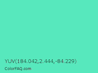YUV 184.042,2.444,-84.229 Color Image