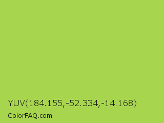 YUV 184.155,-52.334,-14.168 Color Image
