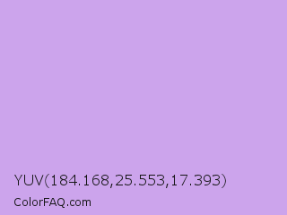 YUV 184.168,25.553,17.393 Color Image