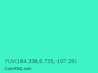 YUV 184.338,6.735,-107.29 Color Image