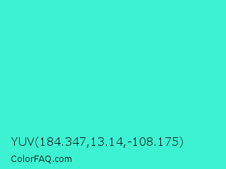 YUV 184.347,13.14,-108.175 Color Image