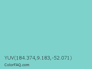 YUV 184.374,9.183,-52.071 Color Image