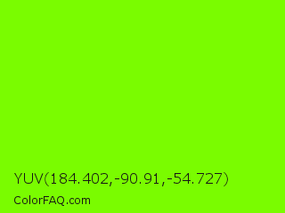 YUV 184.402,-90.91,-54.727 Color Image