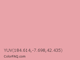 YUV 184.614,-7.698,42.435 Color Image