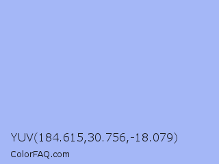 YUV 184.615,30.756,-18.079 Color Image