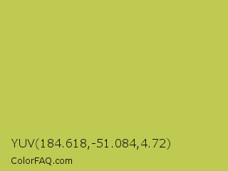YUV 184.618,-51.084,4.72 Color Image