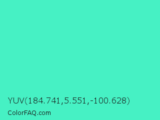 YUV 184.741,5.551,-100.628 Color Image