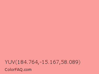 YUV 184.764,-15.167,58.089 Color Image