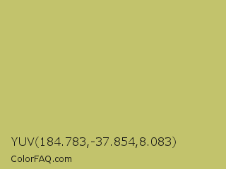 YUV 184.783,-37.854,8.083 Color Image