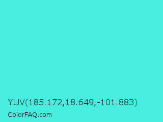 YUV 185.172,18.649,-101.883 Color Image