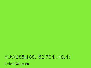 YUV 185.188,-62.704,-48.4 Color Image