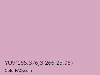 YUV 185.376,3.266,25.98 Color Image