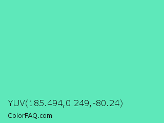 YUV 185.494,0.249,-80.24 Color Image