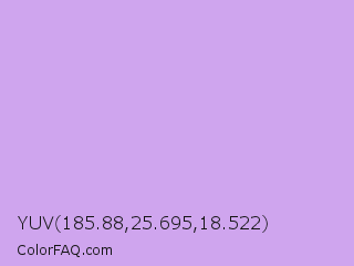 YUV 185.88,25.695,18.522 Color Image