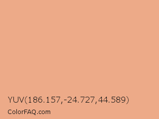 YUV 186.157,-24.727,44.589 Color Image