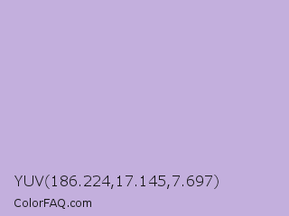 YUV 186.224,17.145,7.697 Color Image
