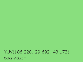 YUV 186.228,-29.692,-43.173 Color Image
