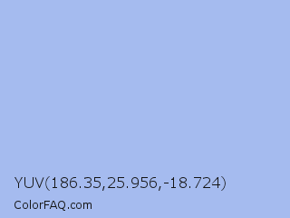 YUV 186.35,25.956,-18.724 Color Image